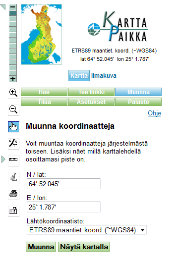 13. Bytesmeddelandets uppgifter om fällningsplats Redan i terrängen kan koordinaterna för fällningen tas med GPS Man bör känna till vilket koordinatsystem som är i bruk i GPSapparaten Nödvändiga