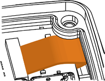 Byte av batterier i sändarna 33 (36) 10.4 Byte av batterier i SESAM 800 L15 Om indikatorn LED på sändaren indikerar låg batterispänning, byt ut batterierna snarast.