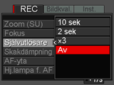 Avancerade inställningar Följande menyoperationer kan användas för att utföra olika inställningar av kameran. Användning av skärmmenyer. Exempel på en menyoperation 1.