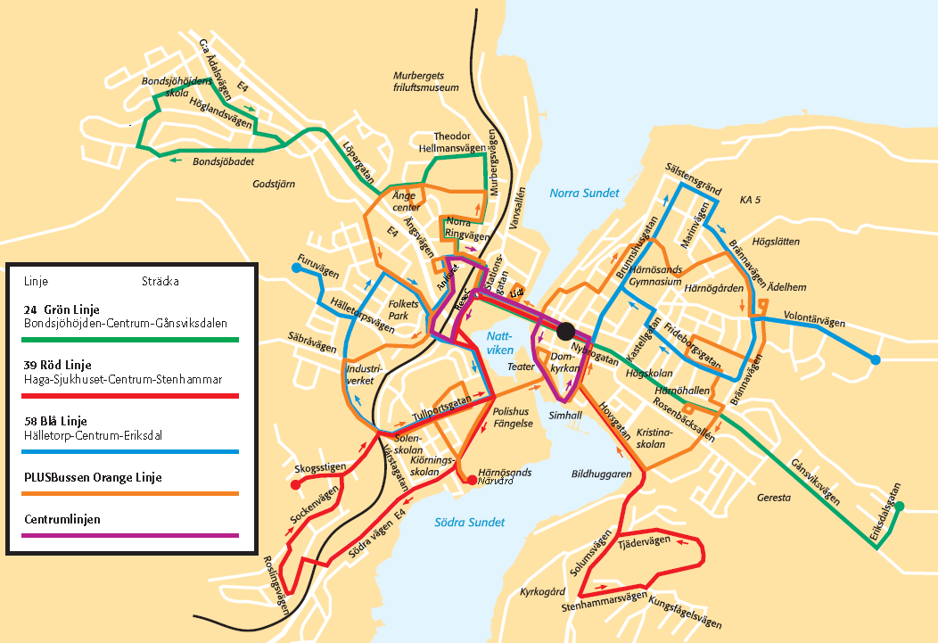 regional kollektivtrafiknätet i