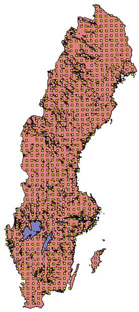 det sannolikt är en statistiskt signifikant påverkan av vindkraftverk på förekomst av art X på avstånd kortare än så. Detta är ett idealiserat exempel, men det visar på principen bakom denna metod.