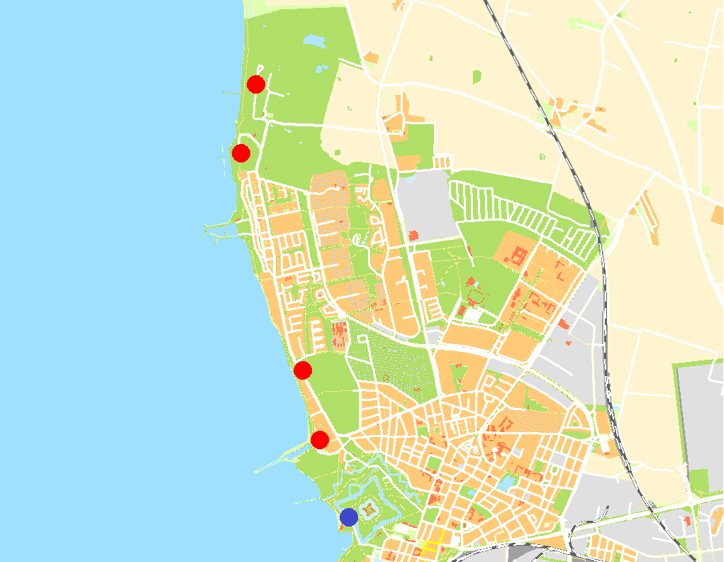 ÖVERSIKTSKARTA - LANDSKRONA KARTA ZON 3 - LANDSKRONA x Strandpaviljongen -