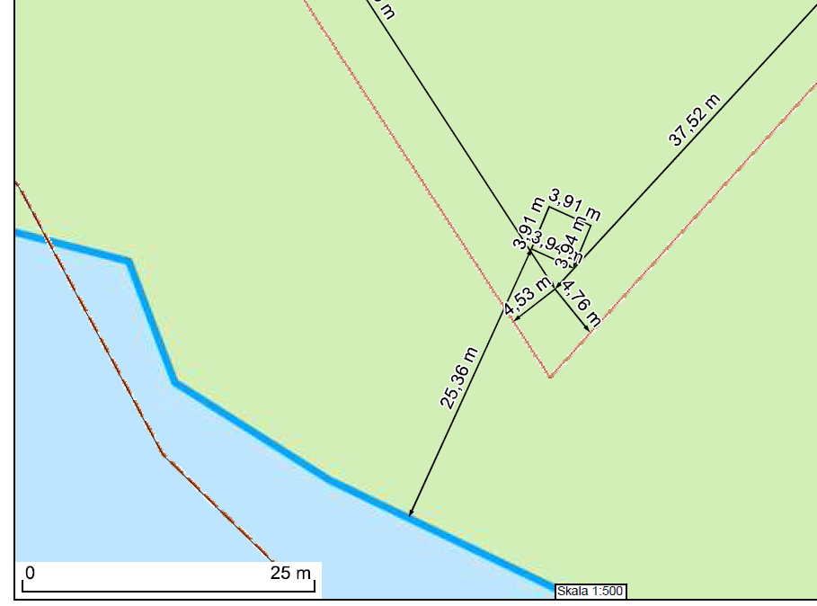 Bygg- och miljönämnden 2015-09-01 25 Byggnadsreglerande bestämmelser Platsen är belägen utom detaljplanelagt område men inom ett LIS-område.