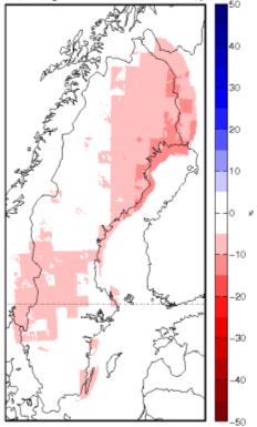 Bilaga 1 - Utvärdering RCA4 Utvärdering baserad på RCP4.5 för sommarsäsongen.