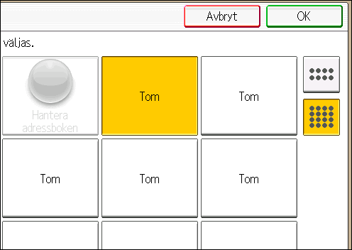 Så här använder du förstasidan och [Startsidan] 7. Tryck på [OK]. 8.