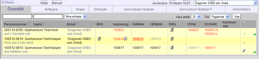 Bilagor LtV-Prator manual för psykiatrin Det finns möjlighet att bifoga bilagor till en vårdperiod. Om inga bilagor finns trycker du på + som finns under kolumnen med ett gem. Nytt fönster öppnas.