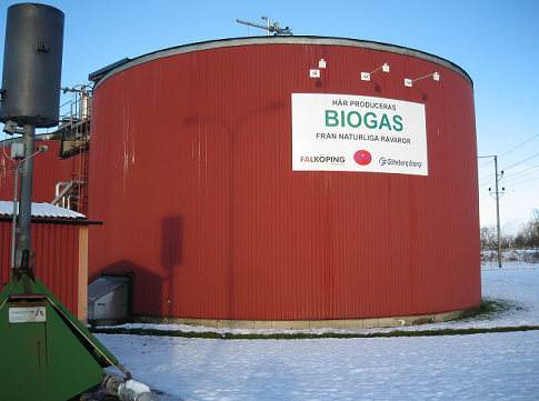 Biogasanläggningen i Falköping