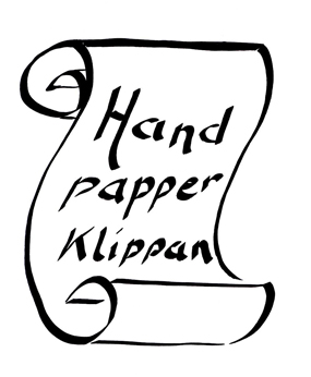 Projektägare Handpapper Klippan Klippankooperativen, Box 12053, 402 41 Göteborg Tel: 031-367 97 92 E-post: handpapper.klippan@gmail.