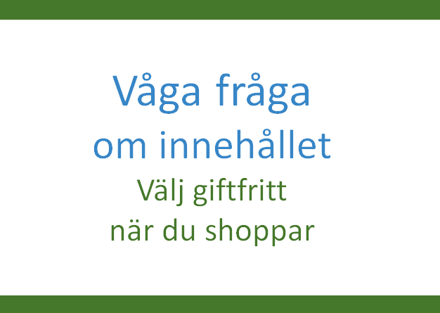 Sid 4 Resultat Ingen av de fem butiker som besöktes hade några skriftliga rutiner vid besöket för hur de arbetar med kemikalier i varor, och generellt var kunskapen låg kring Reach.