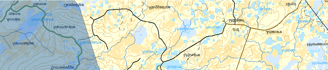 2896 Linavare-Råneträsket 1:90 000 2898 Muorjekvuoma Muddus nationalpark!