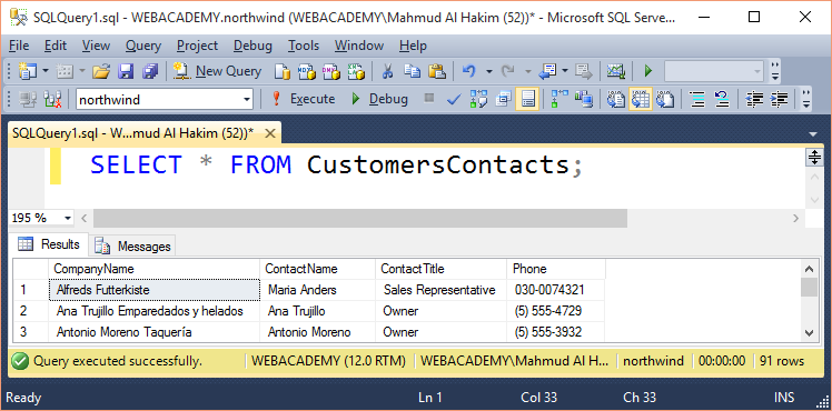 SELECT INTO Kopiera data från en befintlig tabell till en ny tabell Copyright 2015 - Mahmud Al Hakim www.webacademy.