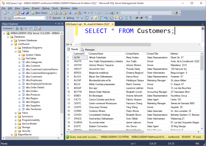 SELECT satsen SELECT är den viktigaste satsen i SQL. Används för att hämta rader från en eller flera tabeller.