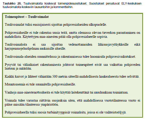 En del av planområdet kommer in på Kimitoöns Vattens viktigaste grundvattenområden, Nordanå grundvattenområde.