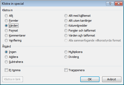 GEMENER OCH VERSALER Om du vill att alla bokstäver ska vara gemener, (små bokstäver) så kan du använda funktionen =GEMENER(), markera cellen D2, skriv in funktionen =GE- MENER(), klicka på cellen C2