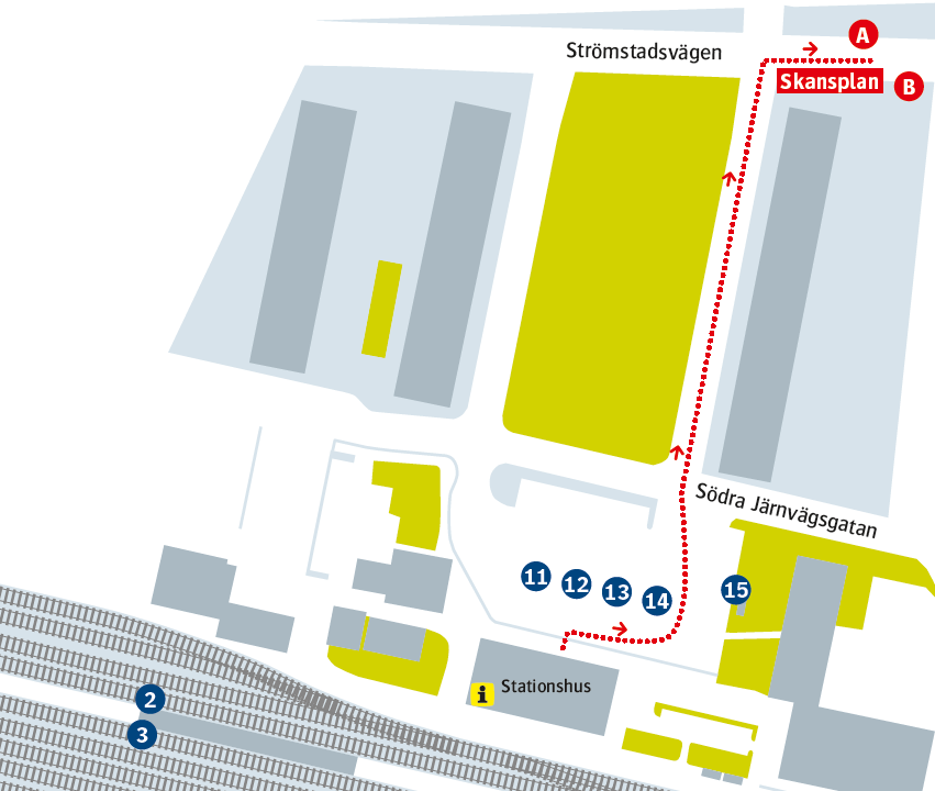 21 Uddevalla C N Figur 2-13 Uddevalla C med hållplatslägen. Källa: http://vasttrafik.se/startsida/linjenats--hallplatskartor/ 2.