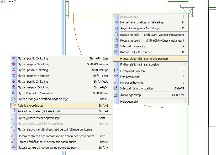 13.05.2009 Kapitel 16... 13 DDS-CAD Arkitekt 6.5 Redigering Den dynamiska stolpen roteras som det visas ovanför mha. [Ctrl]+[Shift] och vänster/höger musknapp.