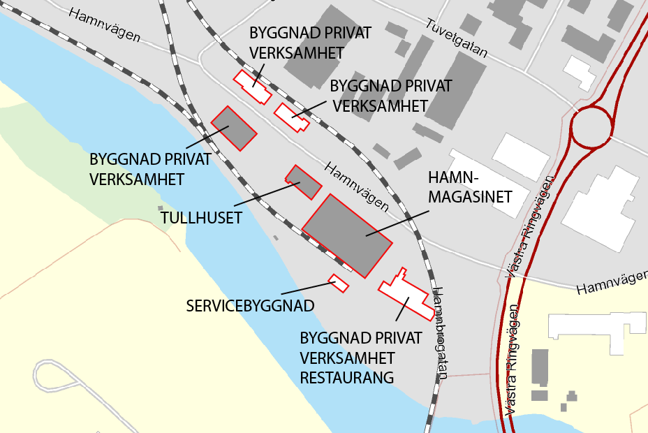 Planbeskrivning Gästhamnsområdet - Samrådshandling Skulle markföroreningar påträffas under gräv- eller schaktarbete ska tillsynsmyndigheten (kommunens miljö- och hälsoskyddsenhet) kontaktas enligt