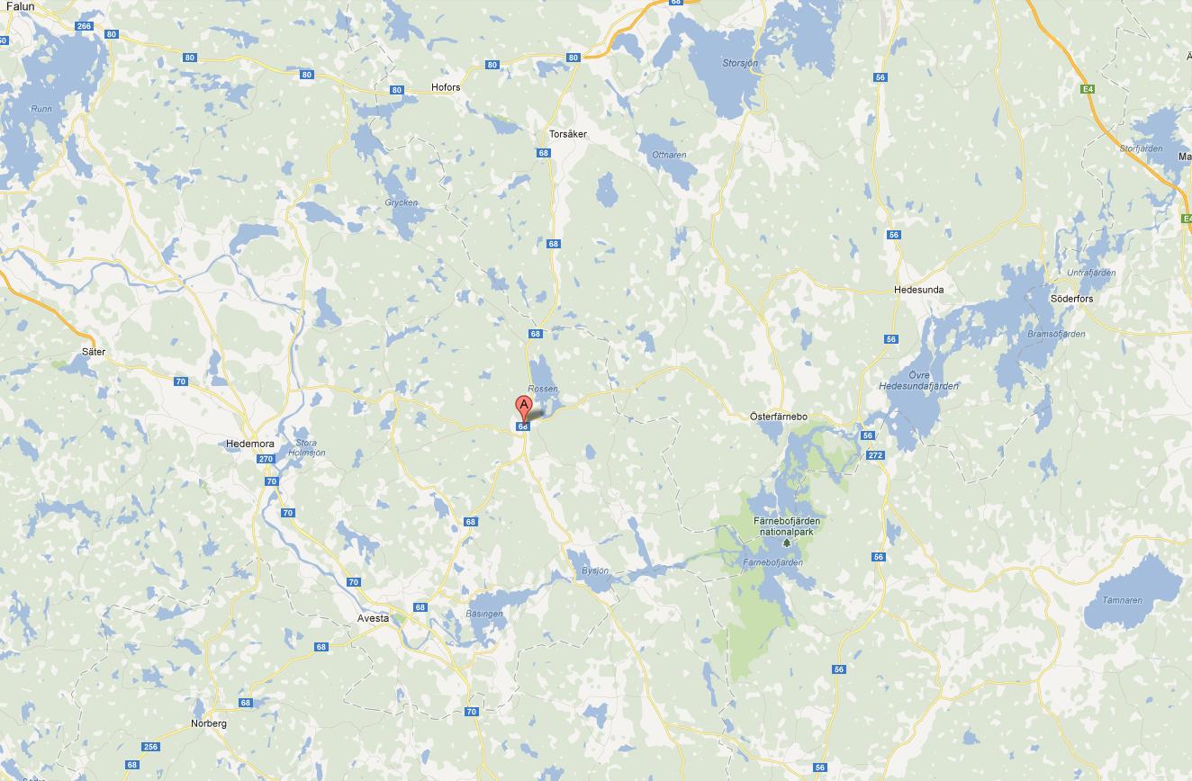 Riksväg 68, norr om Horndal Bilaga 3 Sida 1