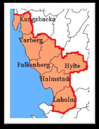 Bilaga 2: Förteckning över de 46 BVC i Halland som svarat Karta