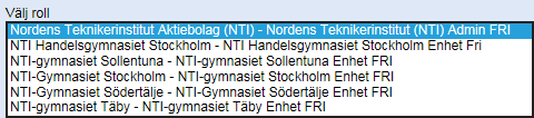 Lokal systemadministratör Varje huvudman har möjlighet att hantera konton. Kontakta UEDB-support för att lägga till rollen systemadministratör på en administratör.