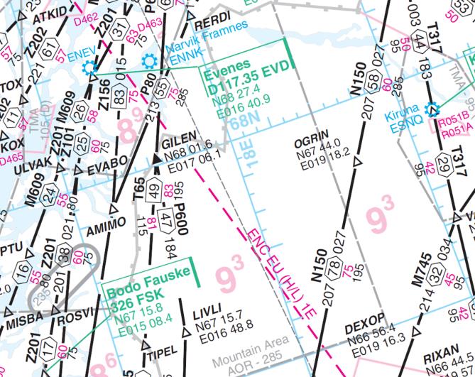 Flight Information Block, även kallat Doghouse. Förarna hade i sin personliga utrustning tillgång till kartunderlag från European Aeronautical Group/Navtech.