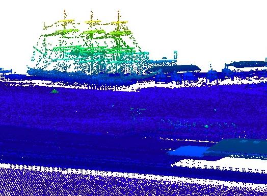 3D LASERDATA (Lidar) Georefererat och klassat 3D-punktmoln (DSM) Beskrivning: Datat bygger på en flygburen laserskanning som är gjord från ca 550 meters höjd.