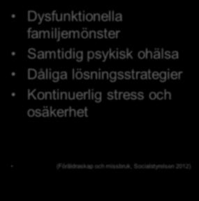 Utgångspunkter Bästa möjliga insatser ska erbjudas utifrån barnets/ungdomens behov och tillgängliga resurser Varje huvudman ansvarar för resurser för sina uppdrag Insatserna ska samordnas inom och