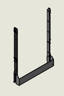 Ben Panel Figur 56: Ben och panel Företagets experter fick sedan utvärdera skissen på panelen kom fram till att det var en lösning som inte skulle ha problem med att tillverkas eller monteras, där av