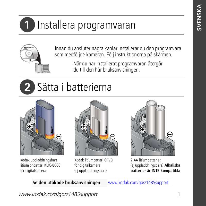 Du hittar svar på alla dina frågor i instruktionsbok (information, specifikationer,