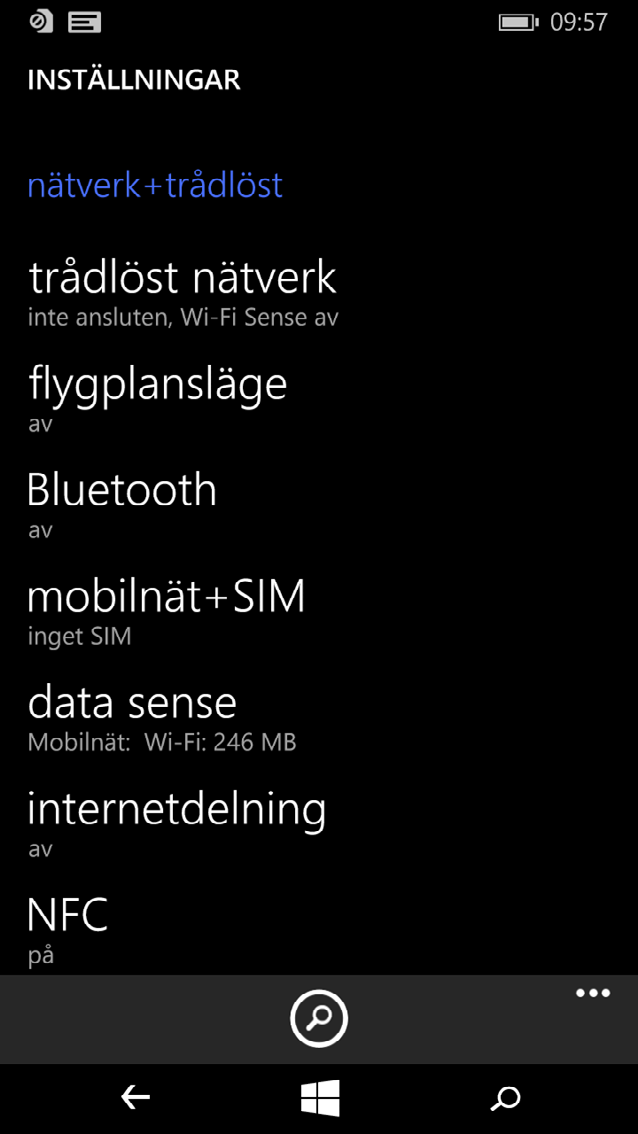 Inställningar för din telefon: Windows Phone När du gjort det kan du ställa in hur lång tid det ska gå att låsa upp telefonen utan att mata in lösenordet under Kräv lösenord.