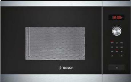 Spis och mikrovågsugn, rostfri 1. Bosch inbyggnadsugn, rostfri Energieffektivitetsklass: A Ugnsvolym: 66 l Rengöringssystemet EcoClean är standard på bakvägg 5 st.