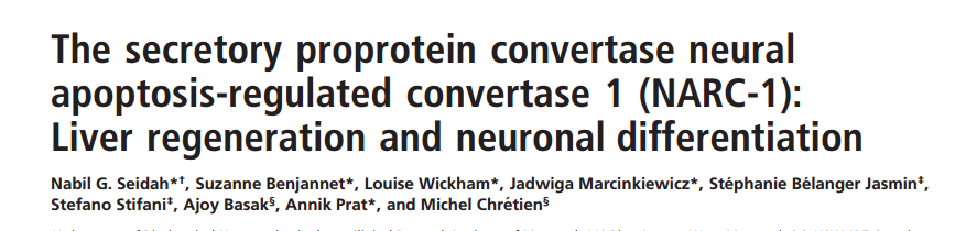 2003 NARC-1 ett nytt protein med okänd