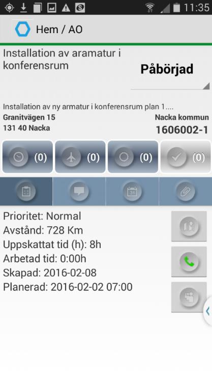 PROAPPS PÅBÖRJA ARBETE Då