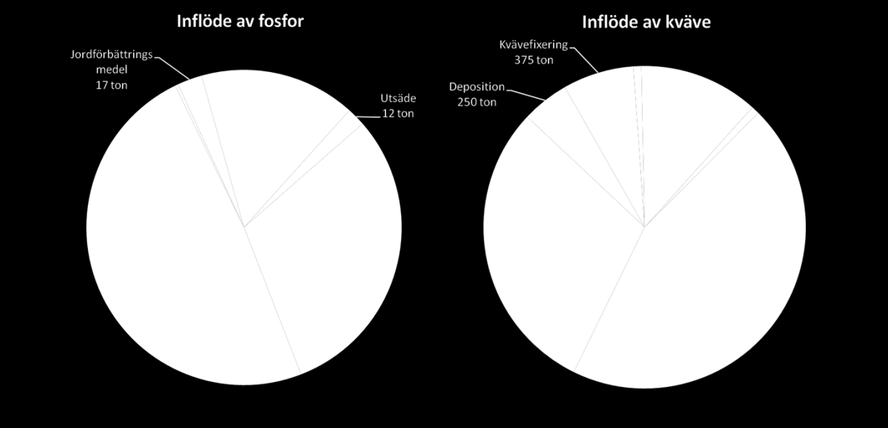 Läckaget av kväve är betydligt större än läckaget av fosfor sett till hur stor del av det totala utflödet de utgör av respektive växtnäringsämne. Det har två huvudsakliga orsaker.