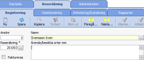 FLEX Reseräkning - Användarmeddelande (januari 2012) 16 Lönekoppling Huldt och Lillevik Vi har nu byggt ut lönekopplingen mot det norska lönesystemet Huldt & Lillevik så att den även fungerar för