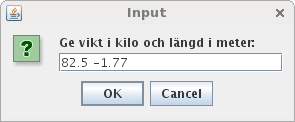 d) Vad skrivs ut när nedanstående program exekveras? public class Uppgift7d { public static void main(string[] args) { System.out.