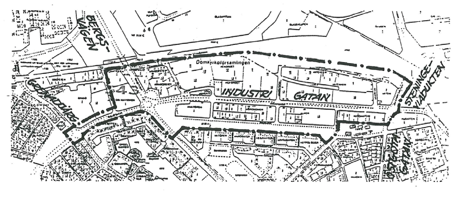 Fördjupad översiktsplan för INDUS T R I G A avsnittet T A N Grenadjärgatan-Östgötagatan Antagen av kommunfullmäktige 1993.