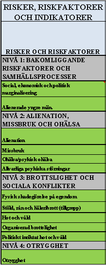 Från social sårbarhet till social risk Tretton