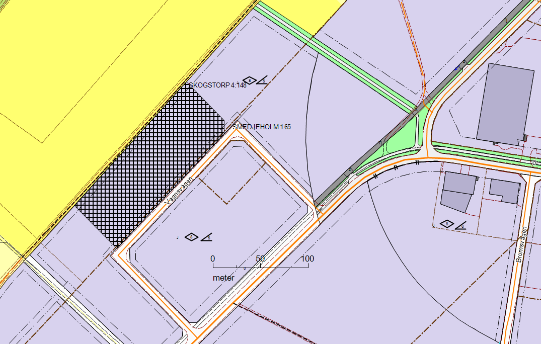 Försäljning av mark inom Smedjeholms industriområde till Bröderna Lundby Bygg AB (berör delar av Skogstorp 4:148 och Smedjeholm 1:65).