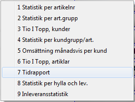 Användarmanual för butik 47 Dagsrapport (Z) Denna rutin avslutar pågående pass. Den skall köras som sista uppgift för dagen. 1) Tryck på tangenten DAGSRAPPORT.