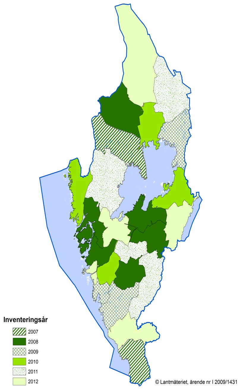 Inventering av artrika vägkanter Driftområdena i Region Väst har inventerats med avseende på artrika vägkanter.