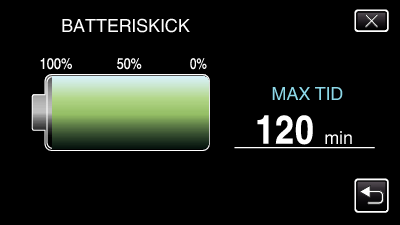 Inspelning o Vad gäller funktioner som kräver inställning (VIDR PRIO AE/AF, VITBALANS) 1) Tryck på USER-knappen 2) Tryck på den funktion du vill ställa in 0 Knappen USER är inte tillgänglig när menyn