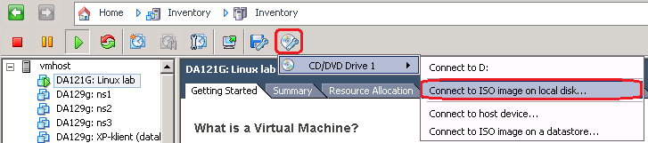 The configuration settings presented in the sections below are partly for later reference. Some machines do not have to be installed now.