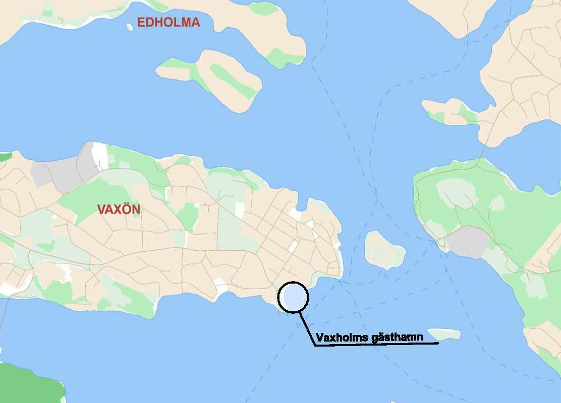 2 av 8 Översiktlig information Vaxholms gästhamn ligger i Stockholms skärgård och är belägen i de