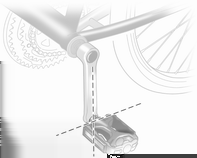 64 Förvaring Anpassa cykelhållaren till en viss cykel Tryck på remlåsets frigöringsanordning och lossa remmarna. Förbereda en cykel för fastsättning Ta ut pedalaxelhållarna ur pedalaxelhylsorna.