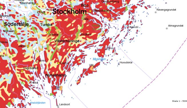 3.4.1. Ras och skred Viss mark, särskilt lermark som sluttar eller gränsar till vatten, är känslig för skred.