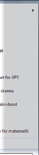 Nedanför de personliga mapparna finns ytterligare några länkar till användbara funktioner som vi kommer att titta på i denna bok.