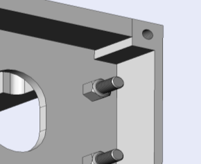 280 kilopond Yta för mutter = 140mm² Bärighet, Härdad mutter mot BRB-bricka: 140mm² x 64 kp/mm² = 8.