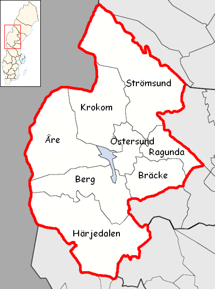 3.1.3 Flygplatsens marknadsförutsättningar 3.1.3.1 Befolkningsutveckling Jämtlands län omfattar landskapen Härjedalen och Jämtland samt små delar av Ångermanland och Hälsingland.