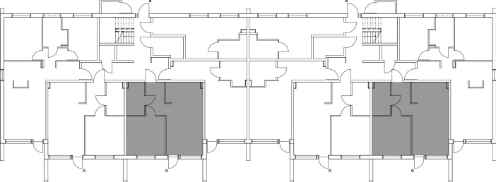 2 rum och kök, 51 kvm 13,8 m² TM TT S Balkong vån 2 (6 m2) Balkong vån 3 (4 m2) Uteplats vån 1 (32